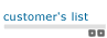 Customer's List